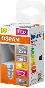 Led Klotlampa 250lm E14 25w Dimmable Warm White