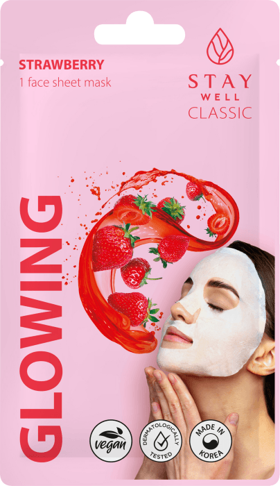 Ansiktsmask Classic Strawberry Mask