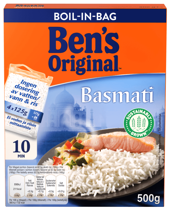Basmatiris Boil in Bag 4-p