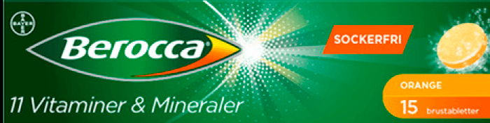 Brustabletter Energy Orange Kosttillskott