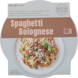 Färdigmat Spaghetti Bolognese