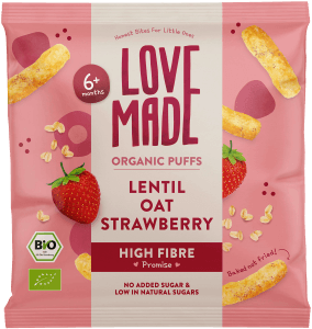 Puffs Lins Havre Jordgubb 6M EKO