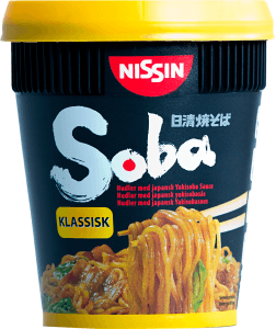 Nudlar i kopp Soba med Yakisobasås Klassisk