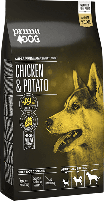 Hundmat Kyckling och Potatis Adult