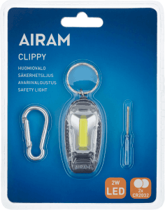 Clippy Säkerhetsljus 2w Led Cr2032