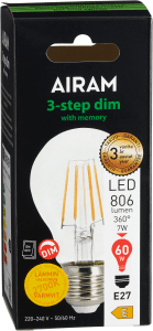 Led Klotlampa 806lm E27 60w Doím 3eg Varmvit