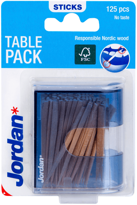 Dental sticks Bordsförpackning
