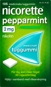 Pepparmint Tuggummi 2 mg