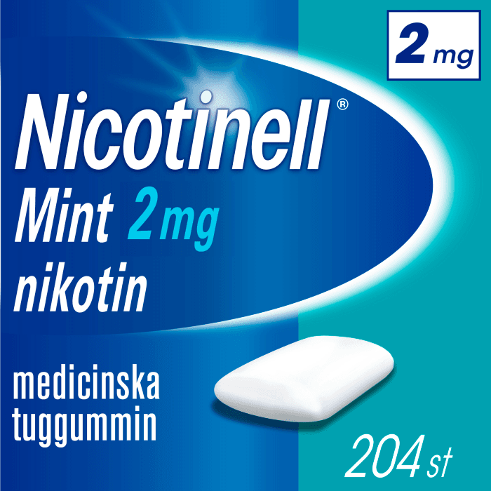 Medicinskt Nikotintuggummi 2mg Mint