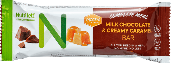 Viktkontroll Bar Milk Chocolate and Creamy Caramel