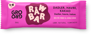 Råwbar Dadlar, Havre & Kakao 1-6 År