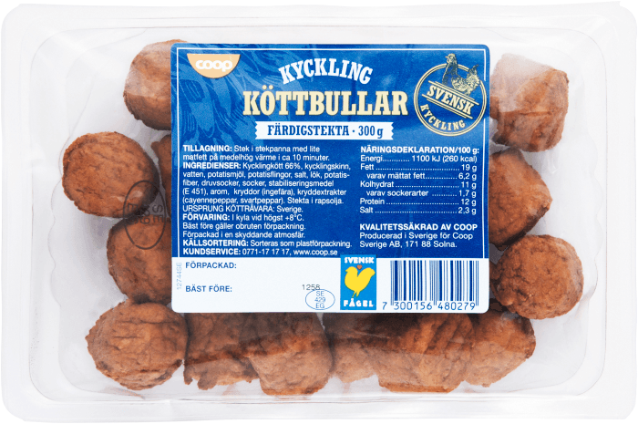 Kycklingköttbullar