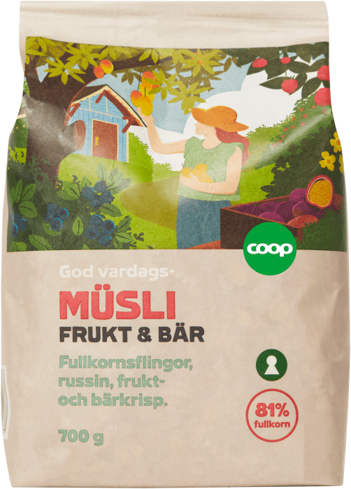 Müsli Frukt & bär