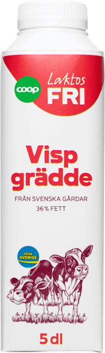 Laktosfri Vispgrädde 36%