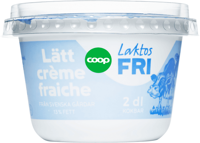 Laktosfri Créme Fraiche Lätt 13%