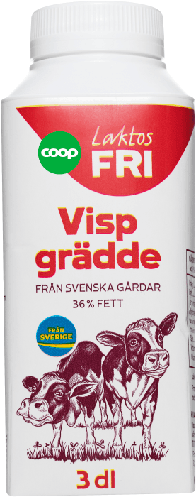 Laktosfri Vispgrädde 36%