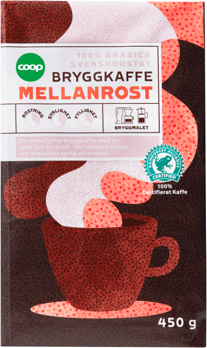 Bryggkaffe Mellanrost