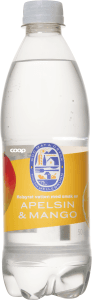 Kolsyrat vatten apelsin & mango