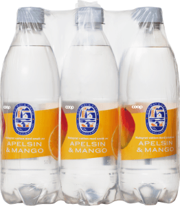 Kolsyrat vatten Apelsin & mango 6-pack