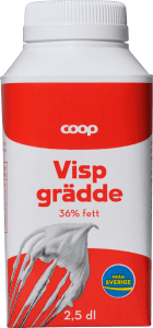 Vispgrädde 36%