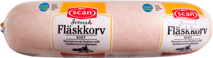 Fläskkorv Kokt
