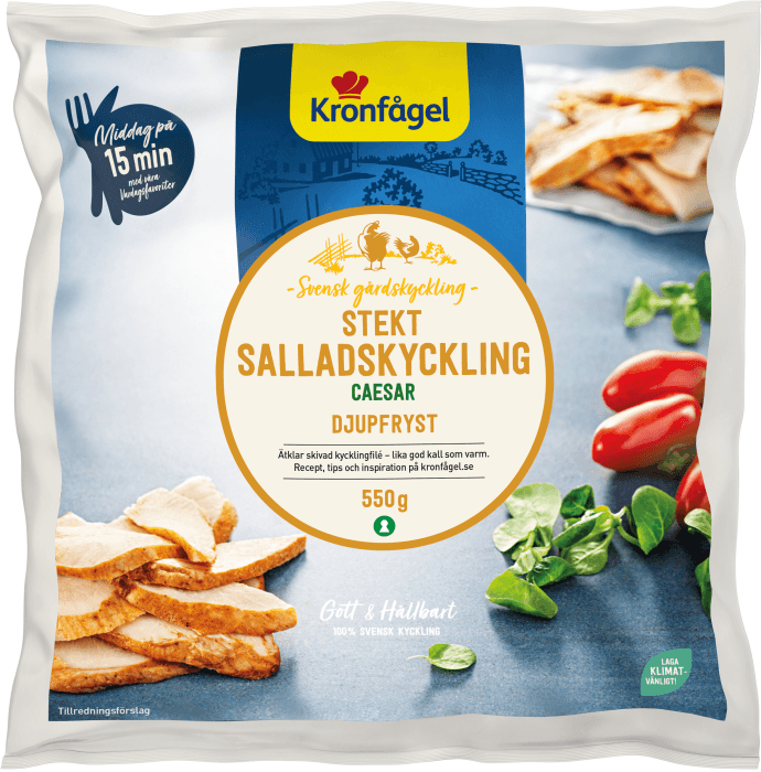 Stekt Salladskyckling Ceasar Fryst