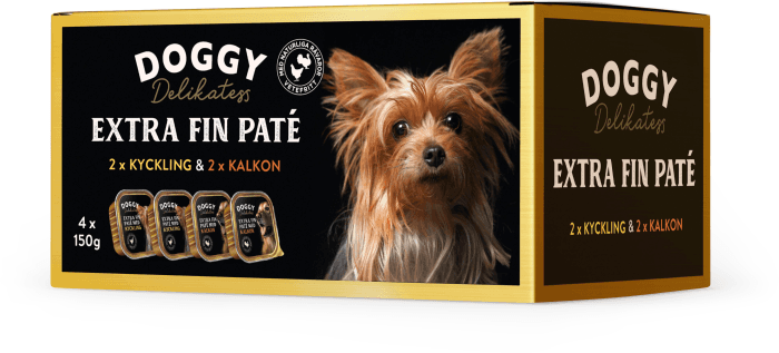 Hundmat Delikatesspaté Kyckling/Kalkon