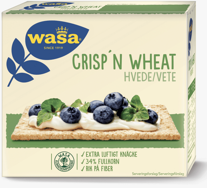 Knäckebröd Crisp'n Wheat