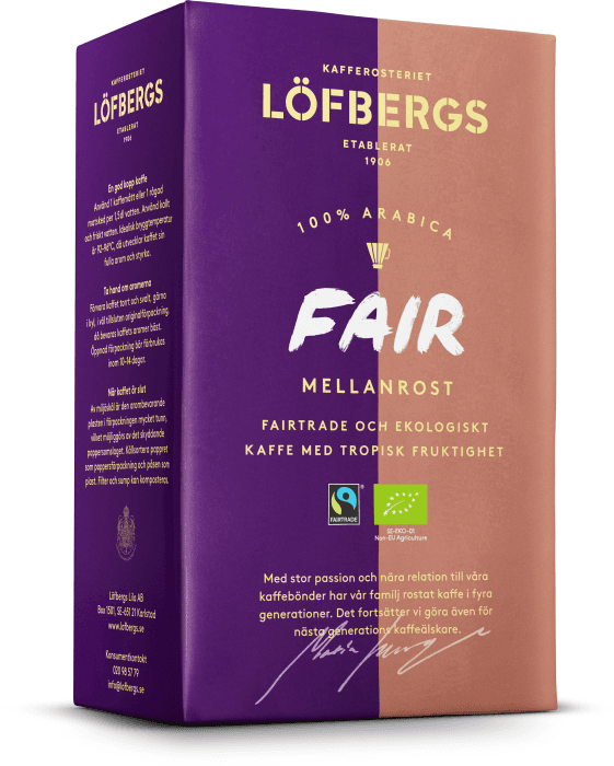 Bryggkaffe Mellanrost Fair Eko