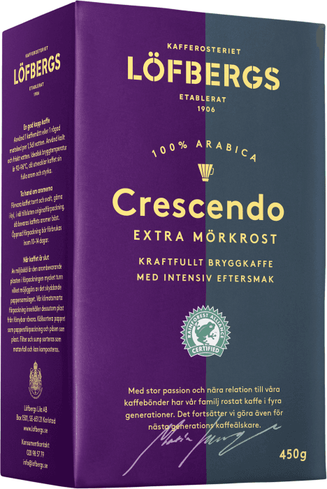 Bryggkaffe Crescendo Extra Mörkrost