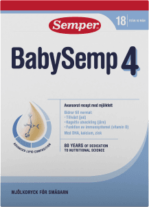 Mjölkdryck BabySemp 4, 18 mån
