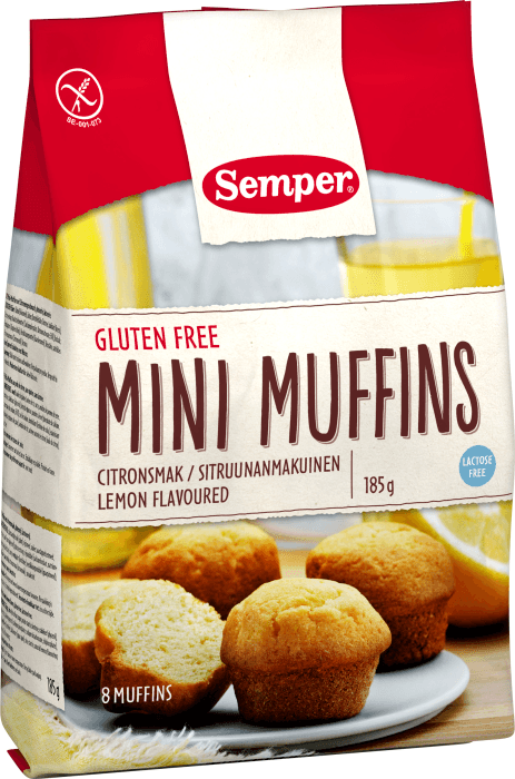 Minimuffins Citronsmak Glutenfri