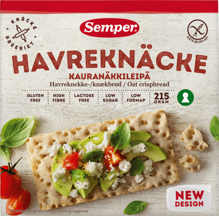 Havreknäcke Glutenfri