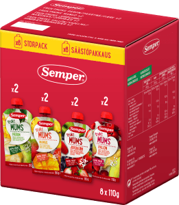 Barnmat Fruktmums variety box 8-p