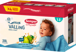 Fullkornsvälling dinkel & frukt 1år