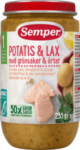 Potatis & Lax med Grönsaker & Örter 12 mån