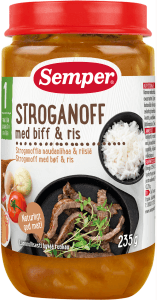 Stroganoff med Biff & Ris 12 mån