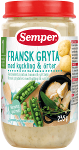 Fransk Gryta med Kyckling & Örter 12 mån