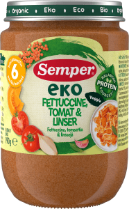 Fettuccine, Tomat & Linser EKO 6M