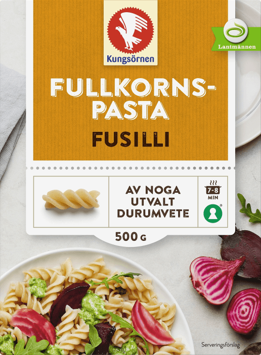 Fusilli Fullkornspasta