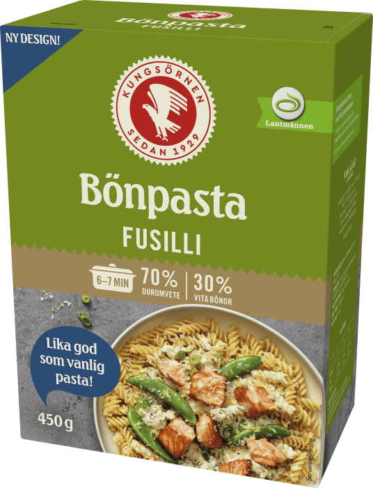 Bönpasta Fusilli