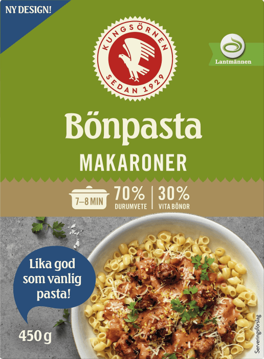 Bönpasta Makaroner