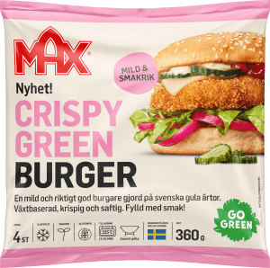 Crispy green burger