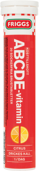 Brustablett ABCDE vitamin Citrus