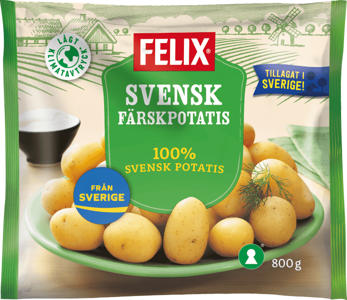 Färskpotatis Svensk Fryst
