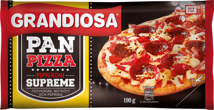 Pan pizza Pepperoni supreme