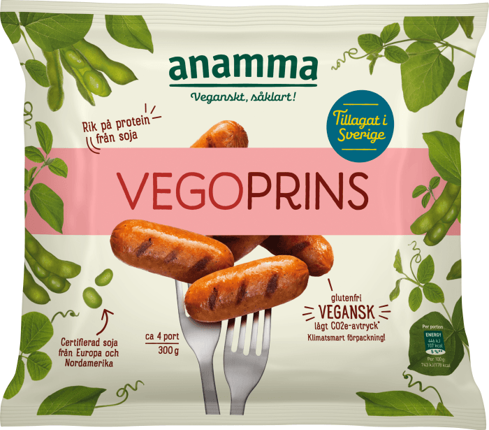Vegoprins Glutenfri Fryst