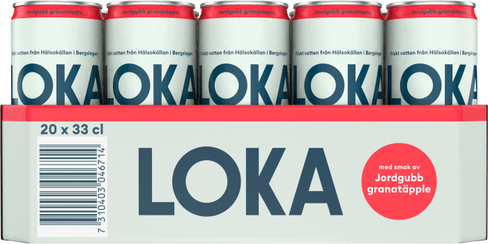 Jordgubb & Granatäpple Flak 20x33cl