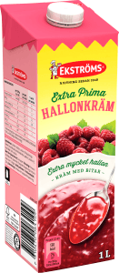 Hallonkräm med bitar