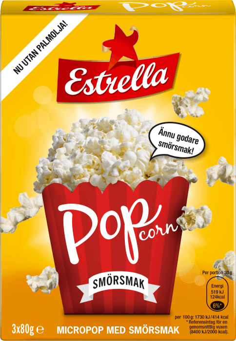 Micropopcorn Smörsmak